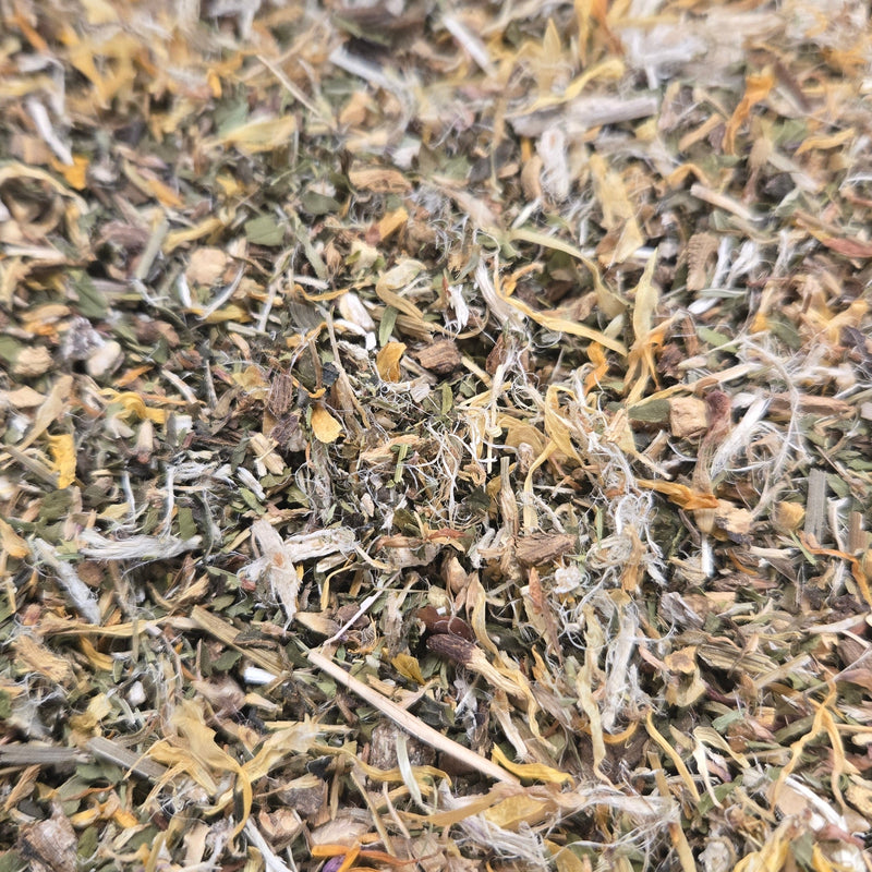 Happy Belly Herbal Tea — loose-leaf herbal tea blend